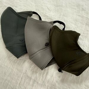 lululemon athletica Face Masks - Green, Gray, Olive
